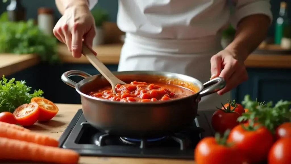 Perfecte tomatensaus: vervang de suiker door deze groente om de zuurheid te verminderen, tip van een Italiaanse